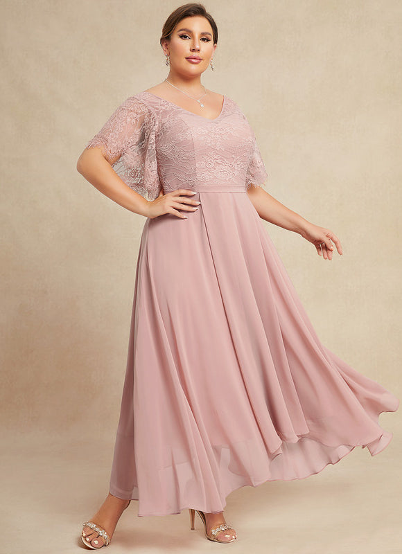 Robe Asymétrique Mousseline Fleurie - gallery 9