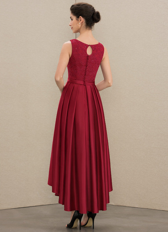 Robe Asymetrique Manche Bouffante - gallery 1