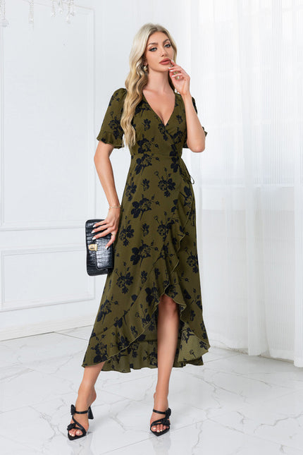 Robe Asymétrique Fleurie - gallery 2