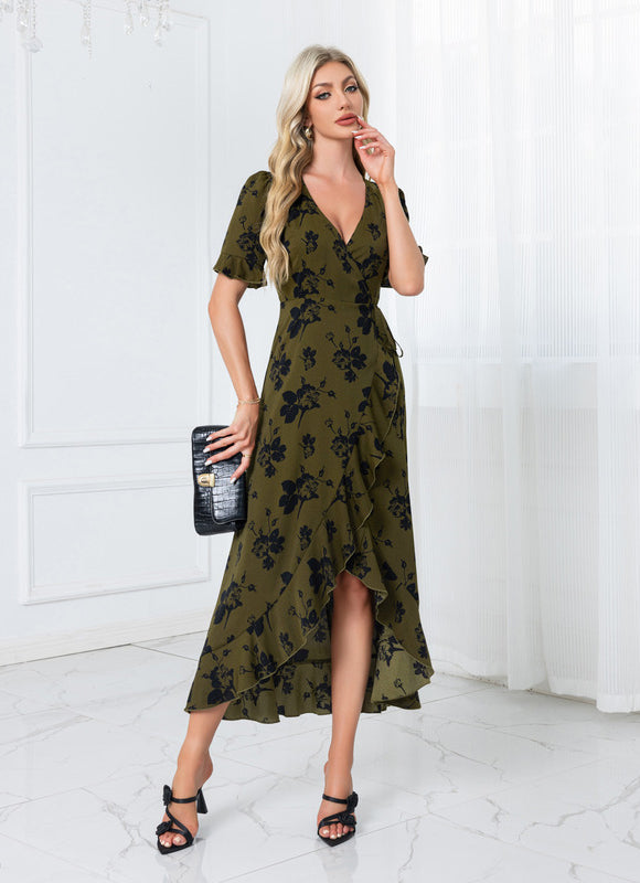 Robe Asymétrique Fleurie - gallery 2