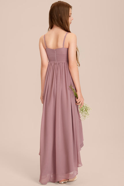 Robe Asymétrique Évasée Vert Deau - gallery 3