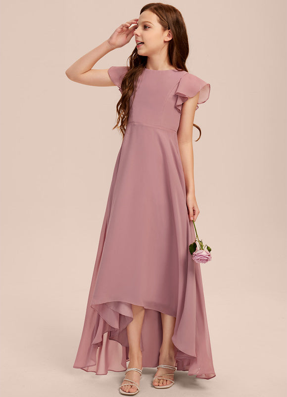 Robe Asymétrique Trapèze Fluide - gallery 7