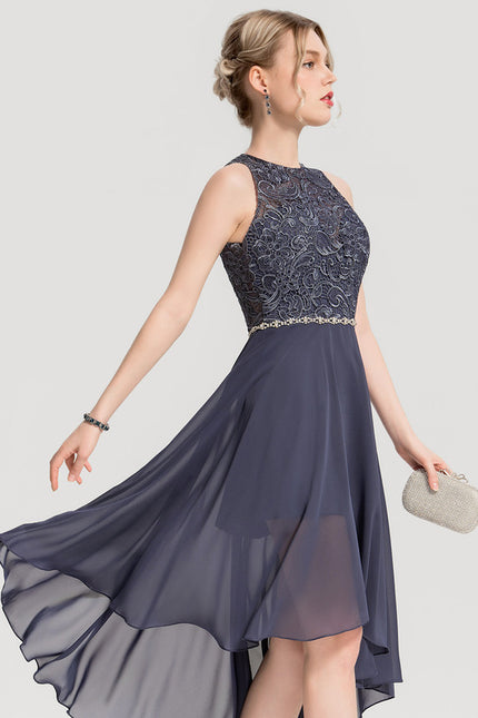 Robe Asymétrique Mousseline Chic - gallery 6