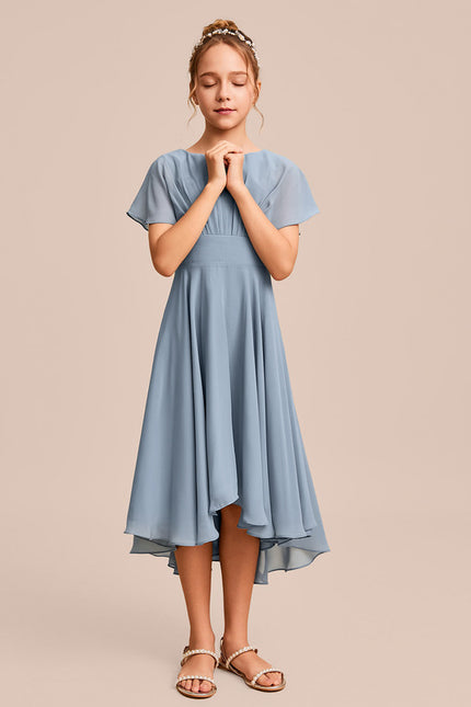Robe Asymétrique Trapèze Fluide - gallery 2