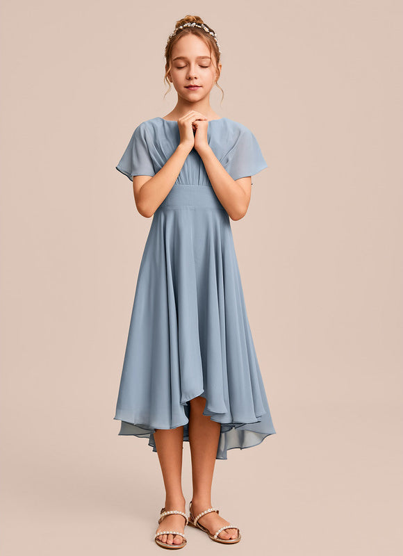Robe Asymétrique Trapèze Fluide - gallery 2