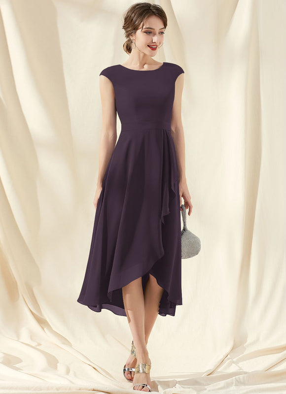 Robe Asymétrique Asymétrique Épurée - gallery 1