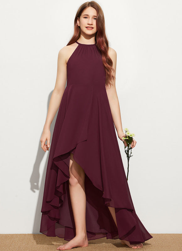 Robe Asymétrique Bleu Cobalt Fluide - gallery 1