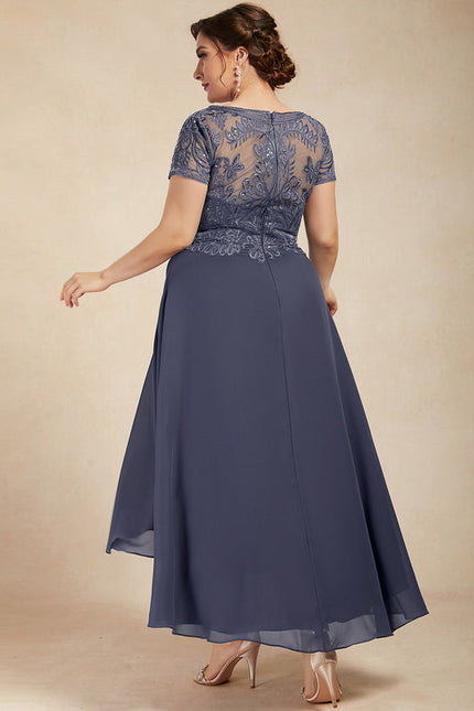 Robe Grande Taille Asymétrique - gallery 8