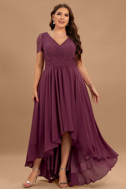 Robe Asymétrique Plumetis Volants - gallery 8