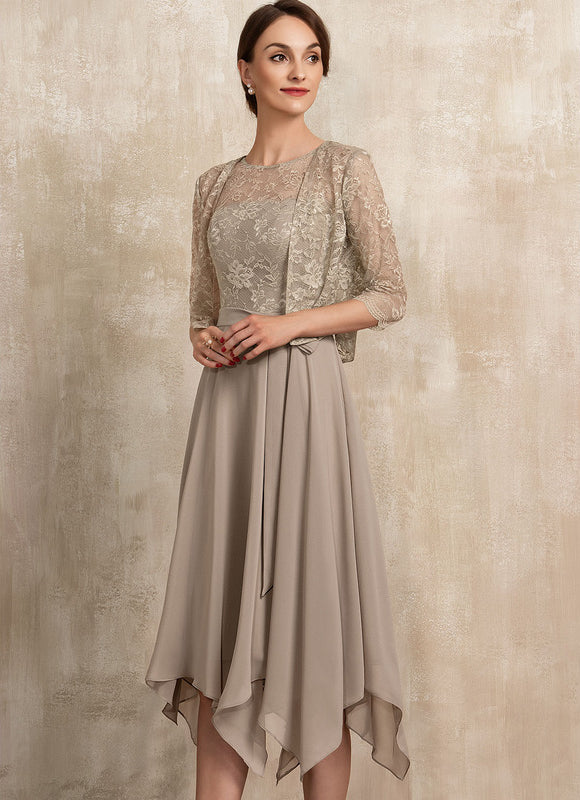 Robe Asymétrique Fluide Élégante