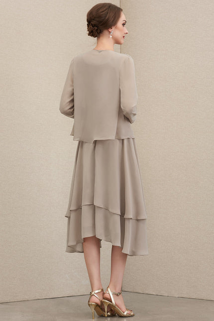Robe Asymétrique Éclat Céleste - gallery 3