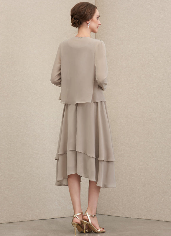 Robe Asymétrique Éclat Céleste - gallery 3