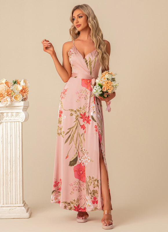 Robe Asymetrique Rose - gallery 3