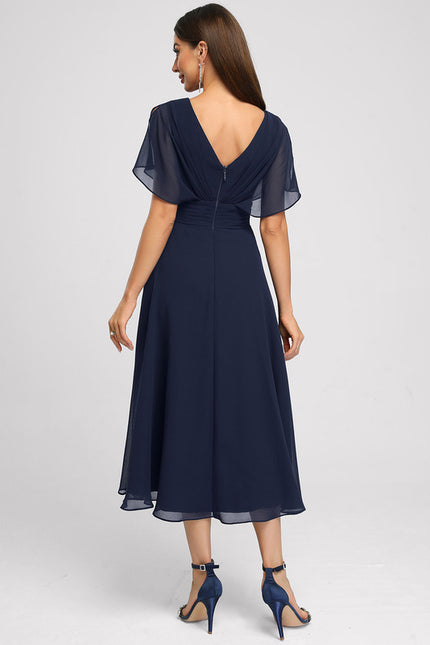 Robe Asymétrique Fluide Vert Pâle - gallery 5