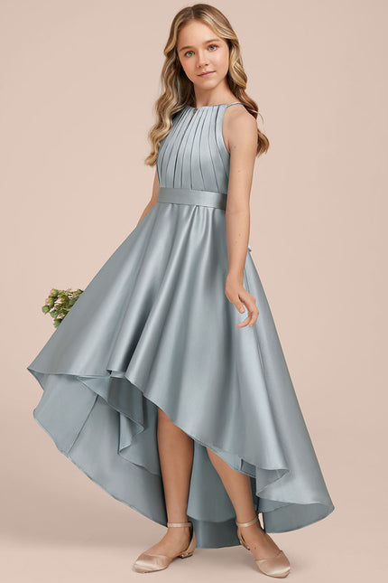 Robe Asymétrique Satin Fluide - gallery 3