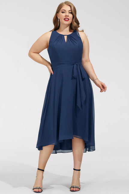Robe Asymétrique Fluide Nuit - gallery 7