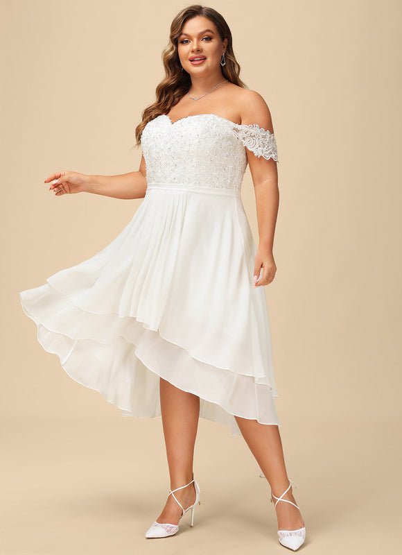 Robe Asymétrique Asymétrique Lumineuse - gallery 6
