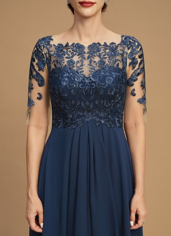 Robe Asymétrique Envoûtante Élégante - gallery 3
