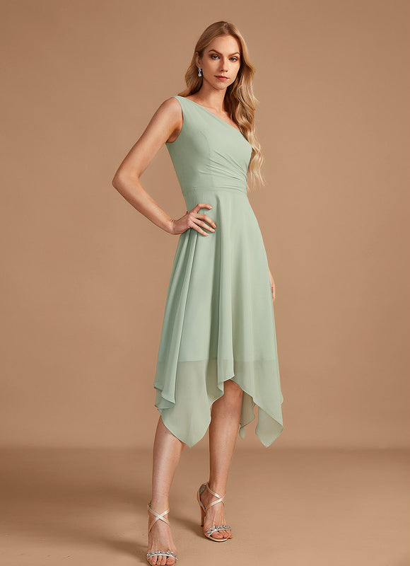 Robe Asymétrique Asymétrique Fluide - gallery 1