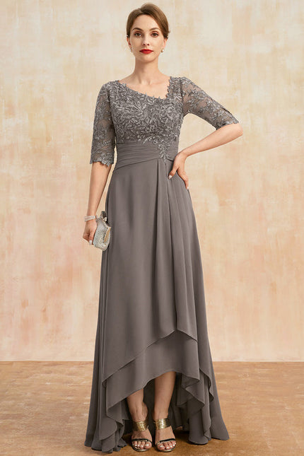 Robe De Soirée Asymétrique Grande Taille - gallery 2