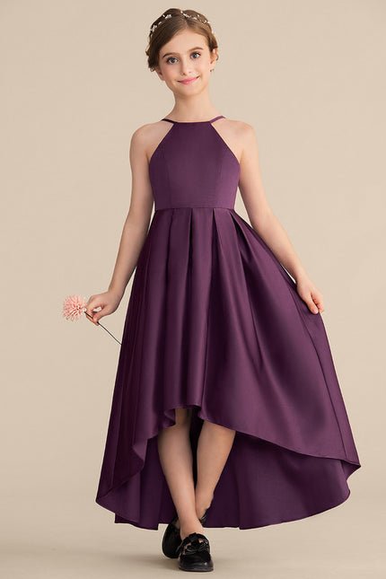 Robe Asymétrique Satin Fluide