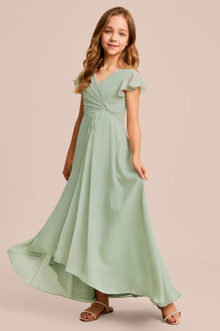 Robe Asymetrique Vert D'Eau - gallery 4