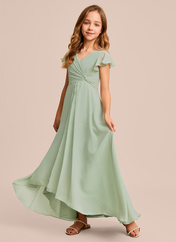 Robe Asymetrique Vert D'Eau - gallery 4