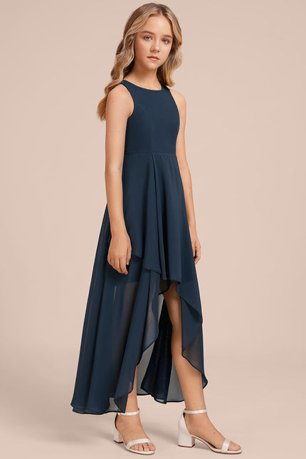 Robe Asymétrique Trapèze Fluide - gallery 1
