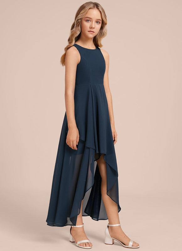 Robe Asymétrique Trapèze Fluide - gallery 1