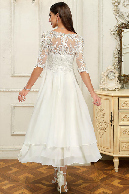 Robe Asymétrique Vaporeuse Élégante - gallery 3
