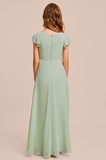 Robe Asymetrique Vert D'Eau - gallery 5