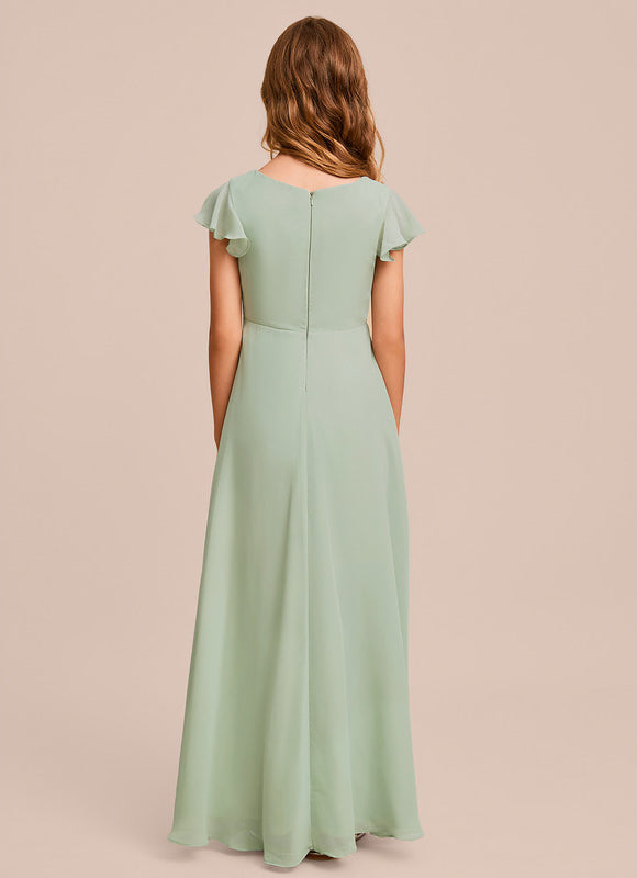Robe Asymetrique Vert D'Eau - gallery 5