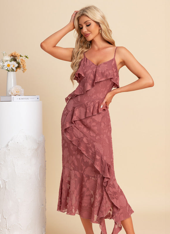 Robe Asymetrique Terracotta - gallery 5