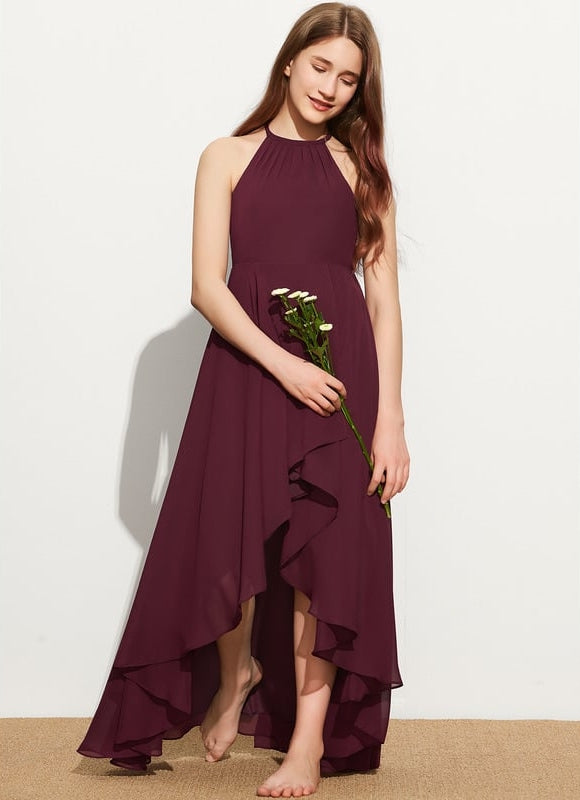 Robe Asymétrique Bleu Cobalt Fluide - gallery 2