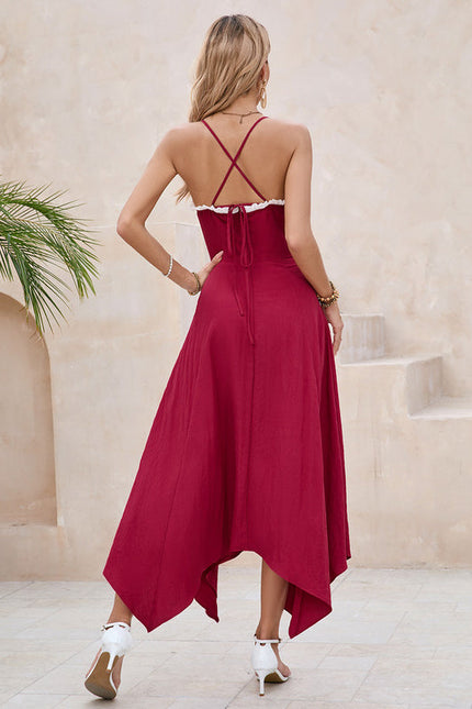 Robe Rouge Asymetrique - gallery 4