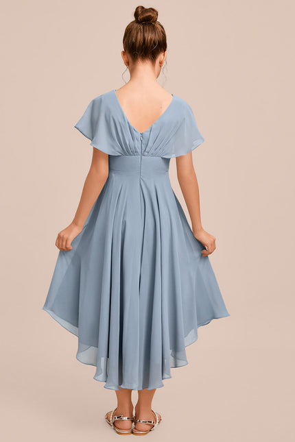 Robe Asymétrique Trapèze Fluide - gallery 6