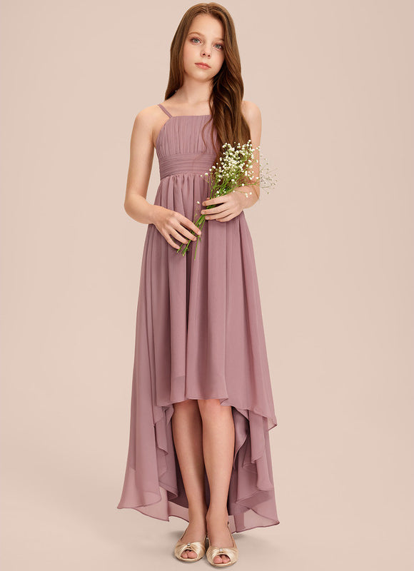 Robe Asymétrique Évasée Vert Deau