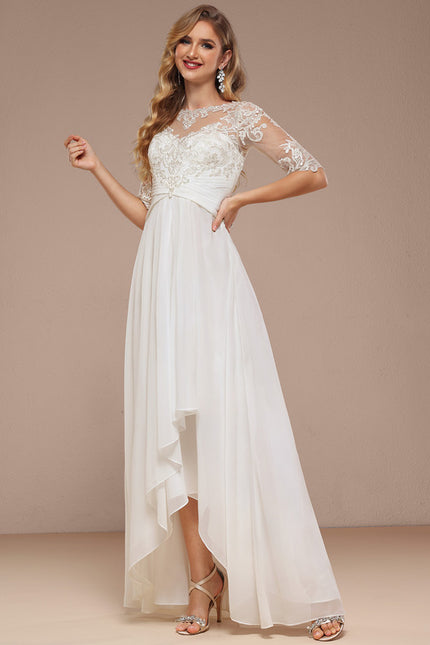 Robe Asymétrique Éclat Cristal