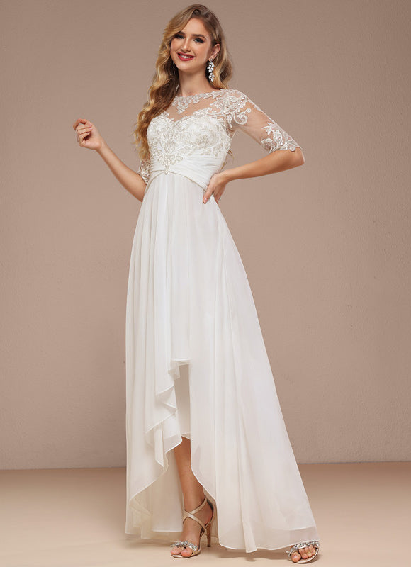 Robe Asymétrique Éclat Cristal