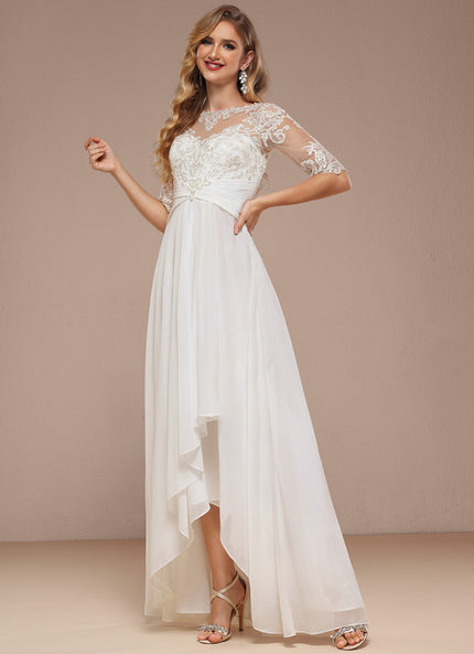Robe Asymétrique Éclat Cristal